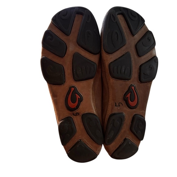 OluKai Moloa Kohana Perforated Leather Slip-On Shoes – Men’s Sz 11 (Brown) main image 6